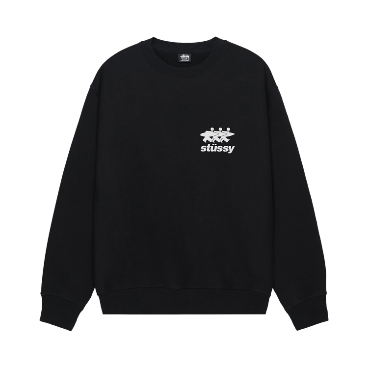 Stussy Surfwalk Crew "Black"