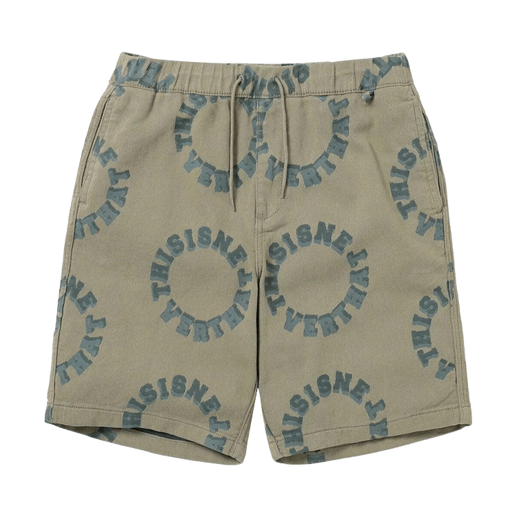 thisisneverthat 2Tone Logo Jacquard Short "Beige"