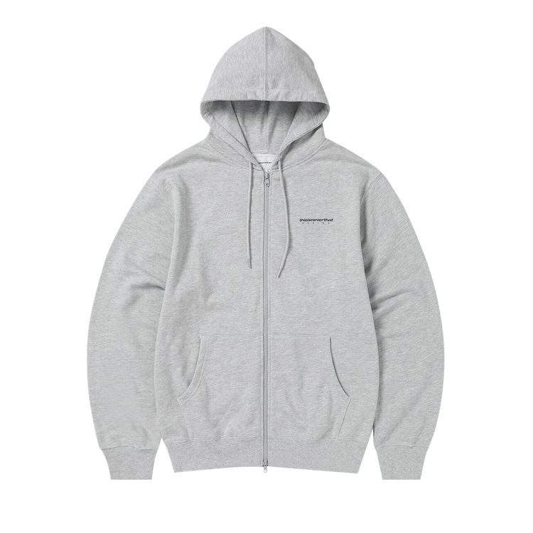 thisisneverthat DSN-Logo Zip Hoodie "Heather Grey"