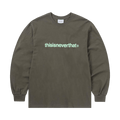 thisisneverthat T-Logo Long-Sleeve Tee "Dark Mocha"