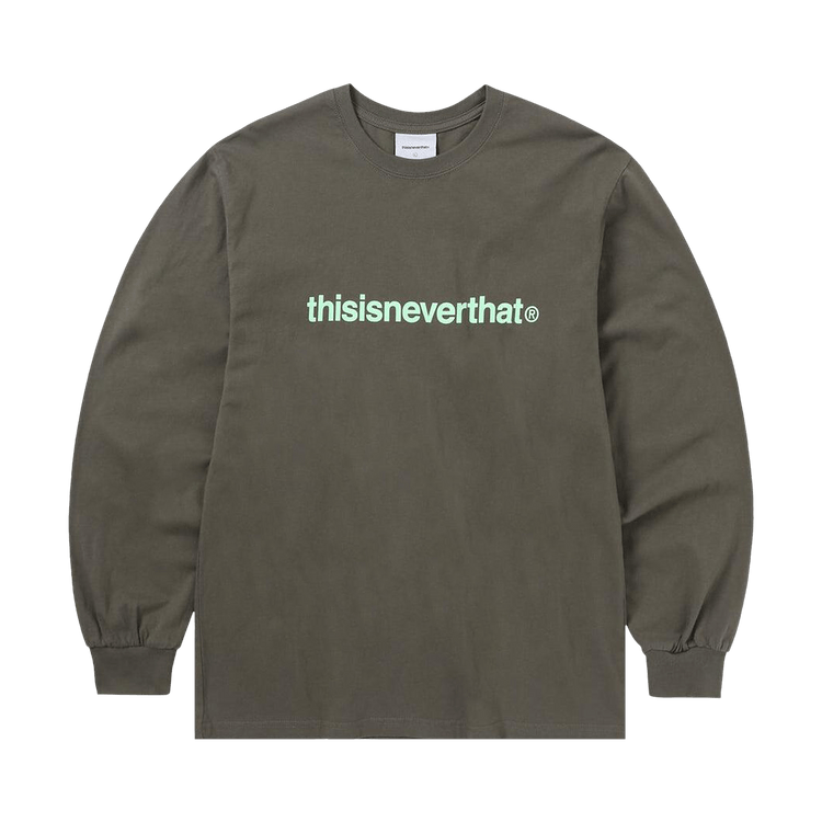 thisisneverthat T-Logo Long-Sleeve Tee "Dark Mocha"