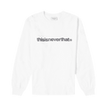 thisisneverthat T-Logo Long-Sleeve Tee "White"
