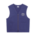 thisisneverthat Zip Sweat Vest "Purple Blue"