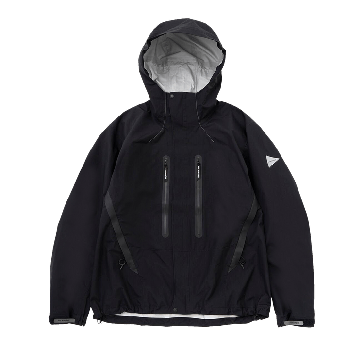 And Wander Hiker Rain Jacket "Black"