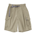 And Wander Oversized Cargo Short Pants "Light Beige"