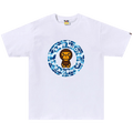 BAPE ABC Camo Milo Busy Works Tee "White/Blue"