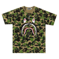 BAPE ABC Camo Shark Tee "Green"