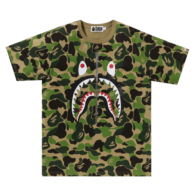 BAPE ABC Camo Shark Tee "Green"