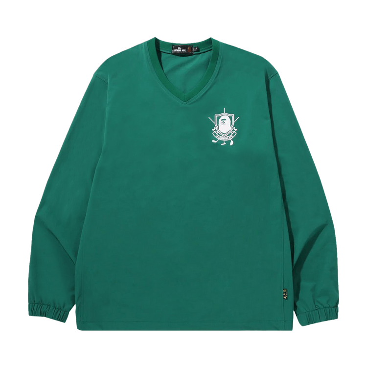 BAPE Mr. Bathing Ape Golf V Neck Pullover Windbreaker "Green"