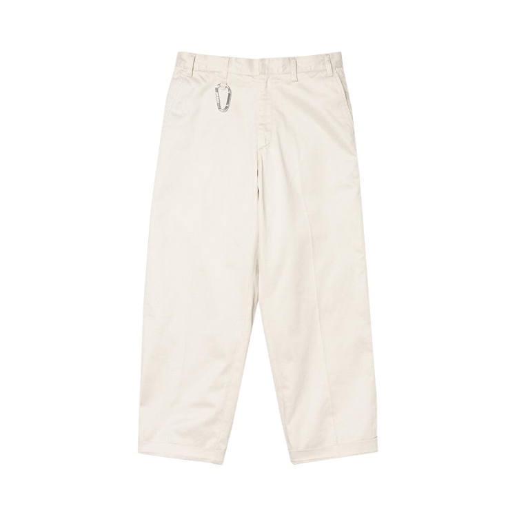 Human Made Wide Cropped Pants "White"