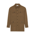 Saint Laurent Saharienne Shirt "Ecorce"