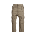 Balmain Loose Fit Cropped Cargo Trousers "Light Taupe"
