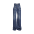 Balmain High Waisted Flared Jeans "Blue"