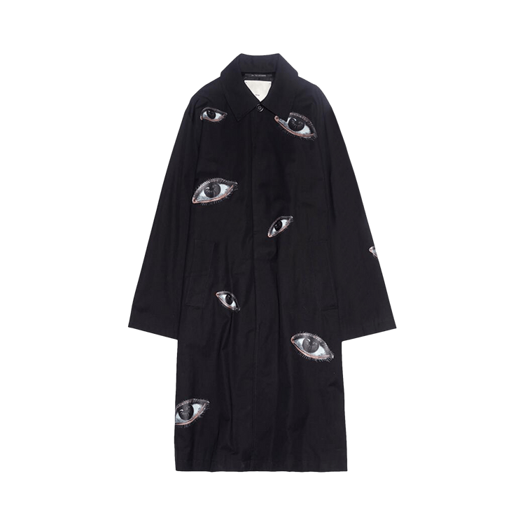Song for the Mute Falling Eyes Mac Coat "Black"