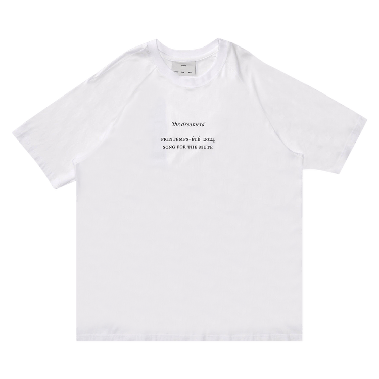 Song for the Mute Cats Raglan Tee "White"