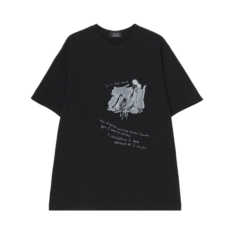 Yohji Yamamoto Printed T-Shirt "Black"