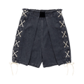 Kapital Denim Easy Ranch Go Shorts "Black"