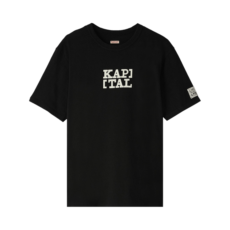 Kapital Brackets Kap Rookie Crew Jersey T-Shirt "Black"