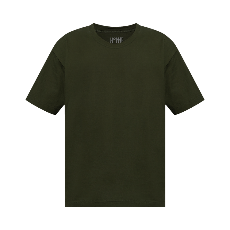 Homme Plissé Issey Miyake Hard Twist Jersey T-Shirt "Deep Green"