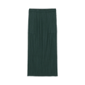 Pleats Please Issey Miyake Basic Pleated Skirt "Dark Green"