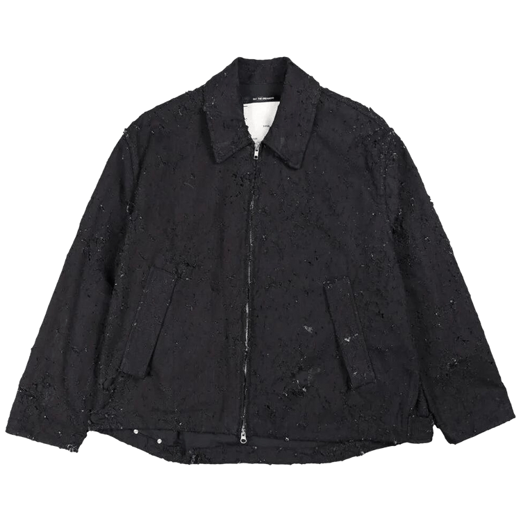 Song for the Mute Pleated Zip Up Jacket "Midnight"