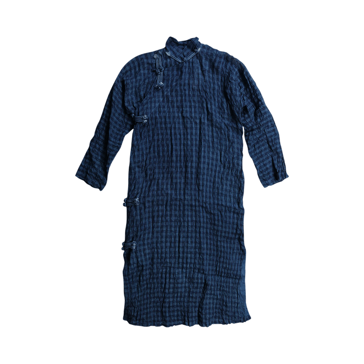 Tao Comme des Garçons Handmade Buckle Dress "Indigo"