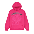 Sp5der Legacy Hoodie "Pink/Black"