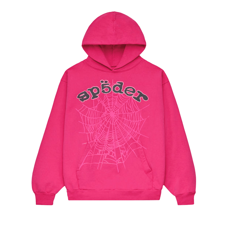 Sp5der Legacy Hoodie "Pink/Black"