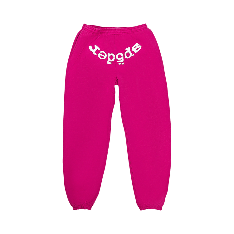 Sp5der Legacy Sweatpant "Pink/White"