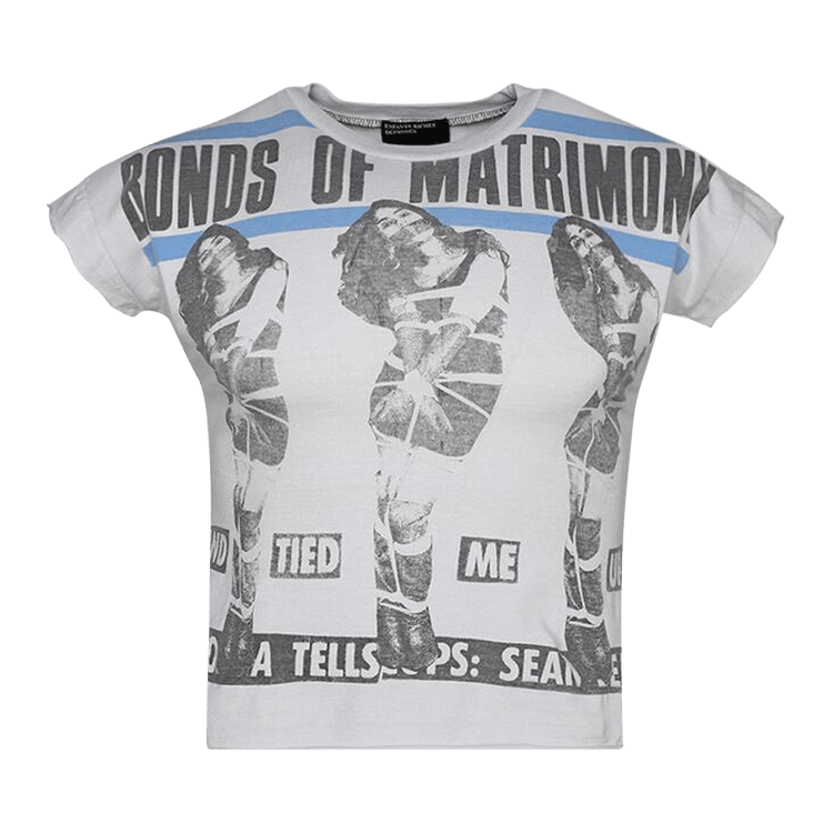 Enfants Riches Déprimés Bonds Of Matrimony Baby Tee "Faded White"