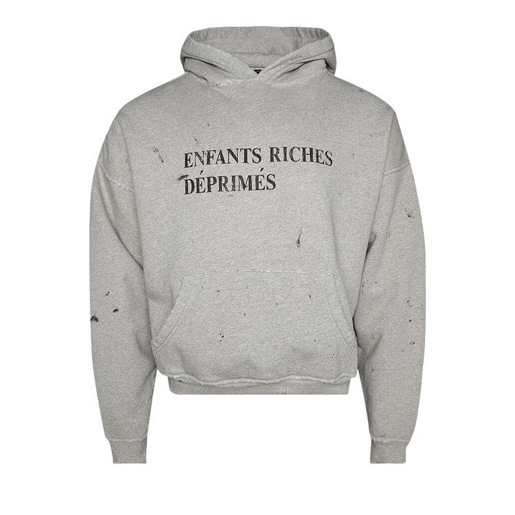 Enfants Riches Déprimés Classic Logo Hoodie "Paint Heather Grey"