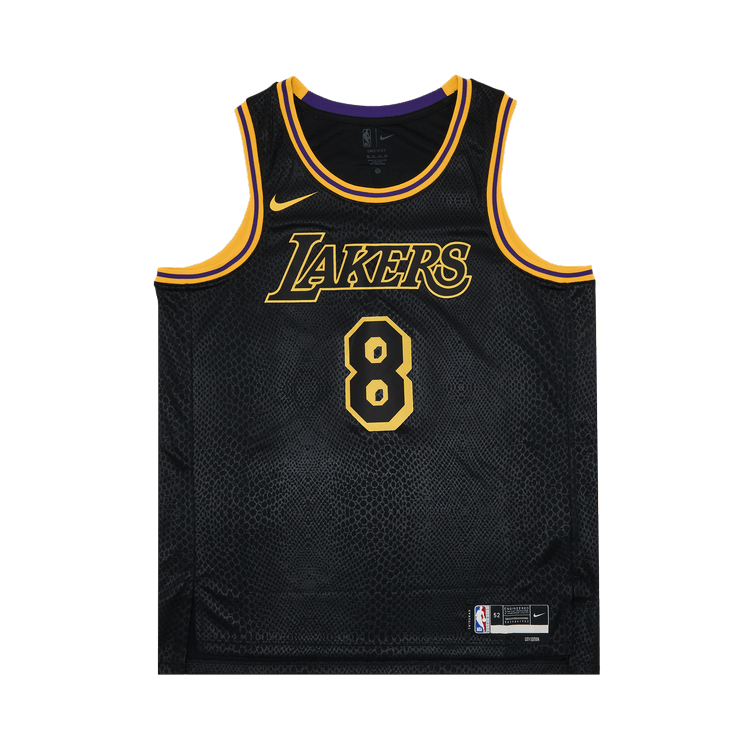 Nike Kobe Mamba Mentality Los Angeles Lakers City Edition Swingman Jersey "Black"