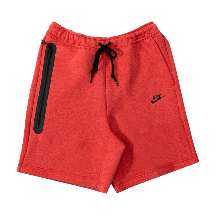 Nike Sportswear Tech Fleece Shorts "Light University Red Heather/Black"