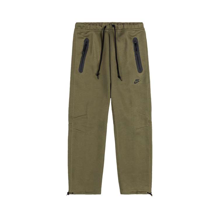 Nike Sportswear Tech Fleece Open-Hem Sweatpants "Medium Olive/Black"