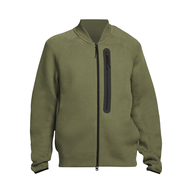 Nike Sportswear Tech Fleece Bomber Jacket "Medium Olive/Black"