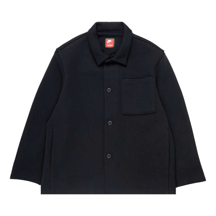 Nike Sportswear Tech Fleece Reimagined Oversized Shacket "Black/Black"