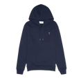 Ami Small Heart Logo Hoodie "Nautic Blue"