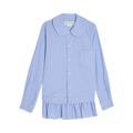 Comme des Garçons Girl Poplin Stripe Shirt "Blue/White"