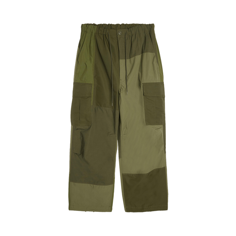Comme des Garçons Homme Plus Multi Fabrics Mix Pant "Khaki"