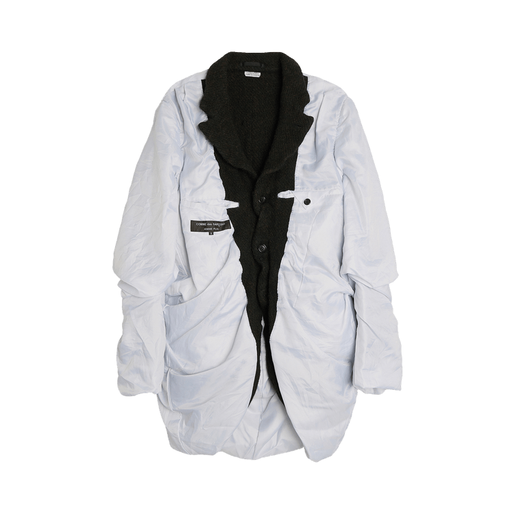 Comme des Garçons Homme Plus Wool Garment Treated Jacket "Black/Green/Brown/White"