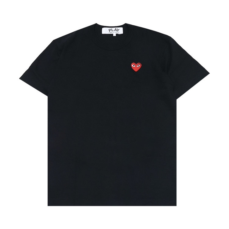 Comme des Garçons PLAY Heart Emblem T-Shirt "Black"