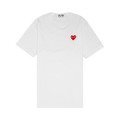 Comme des Garçons PLAY Heart Emblem T-Shirt "White"