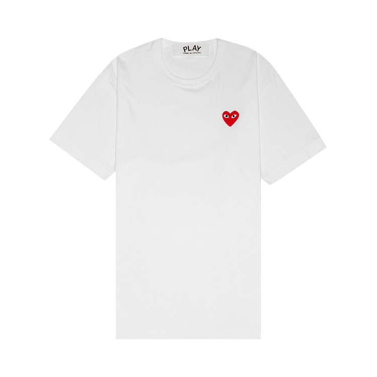 Comme des Garçons PLAY Heart Emblem T-Shirt "White"