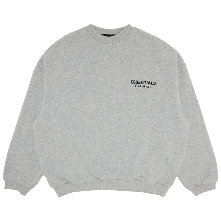 Fear of God Essentials Fleece Crewneck II "Light Heather Grey"