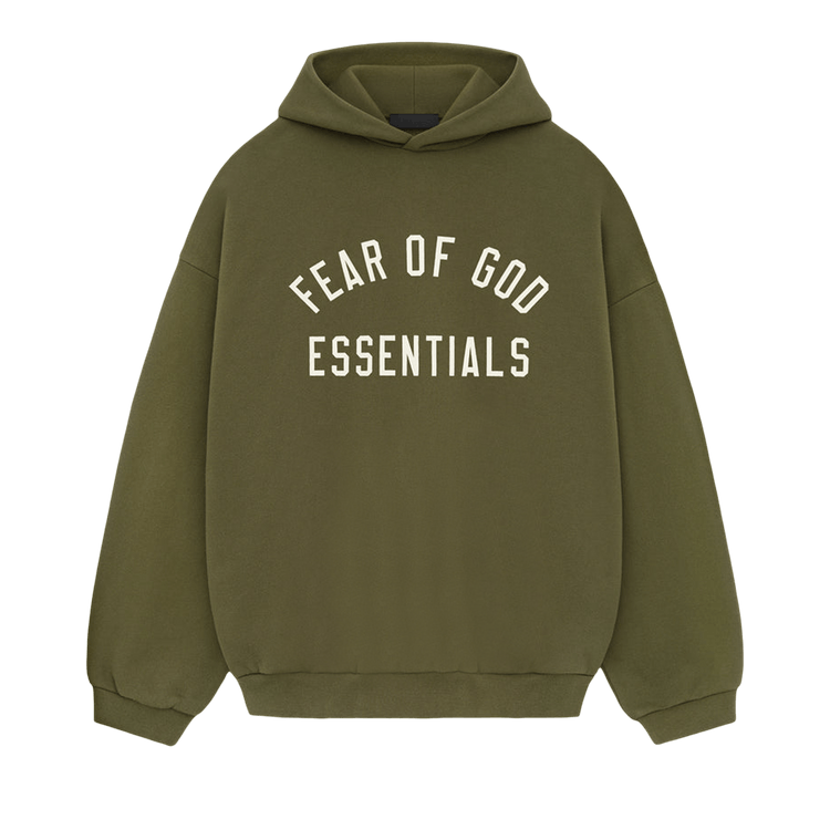 Fear of God Essentials Fleece Hoodie "Military"
