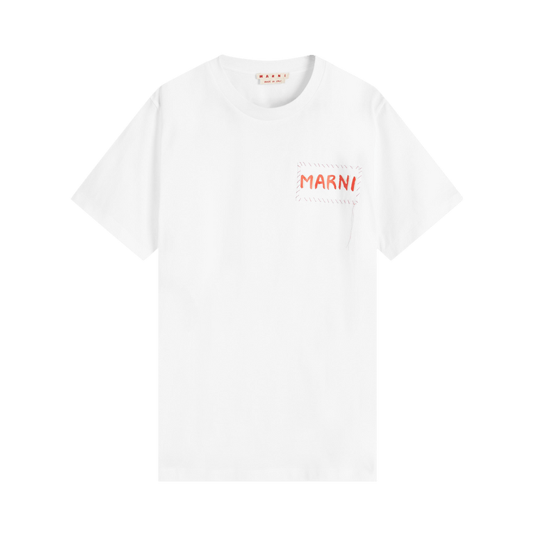 Marni Jersey T-Shirt "Lily White"