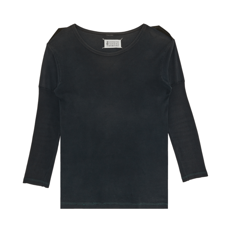 Maison Margiela Reconstructed Long-Sleeve Shirt With Epaulettes "Grey"