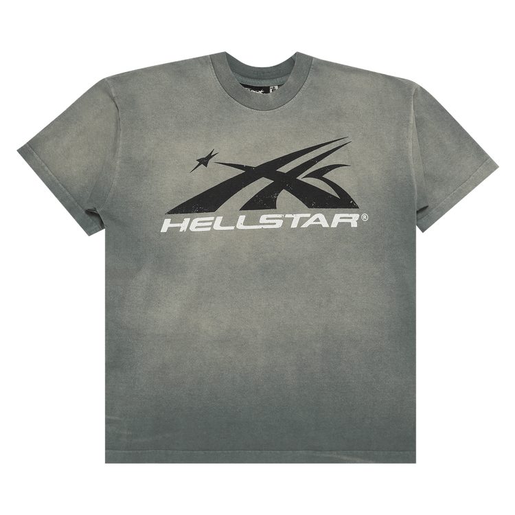 Hellstar Gel Sport Logo T-Shirt "Grey"