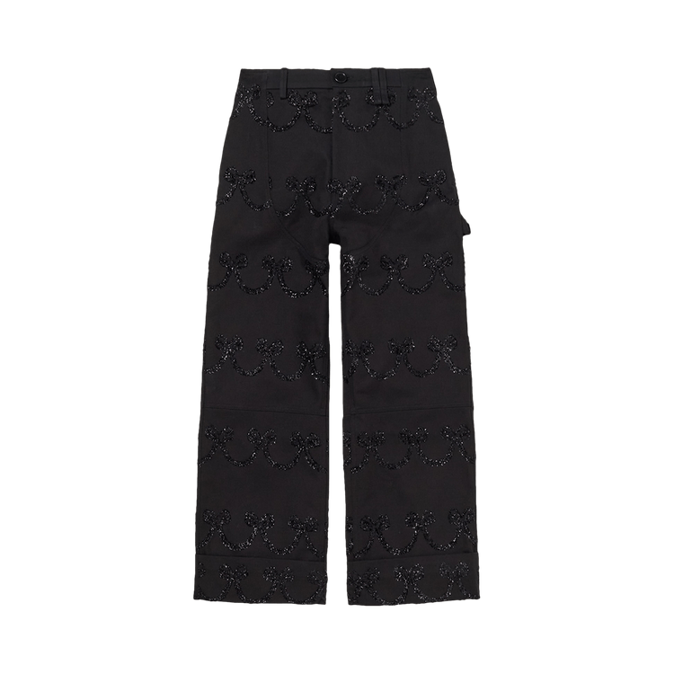 Simone Rocha Workwear Chaps Trousers "Black"