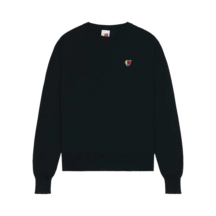 Sky High Farm Workwear Perennial Logo Crewneck Sweater "Black"